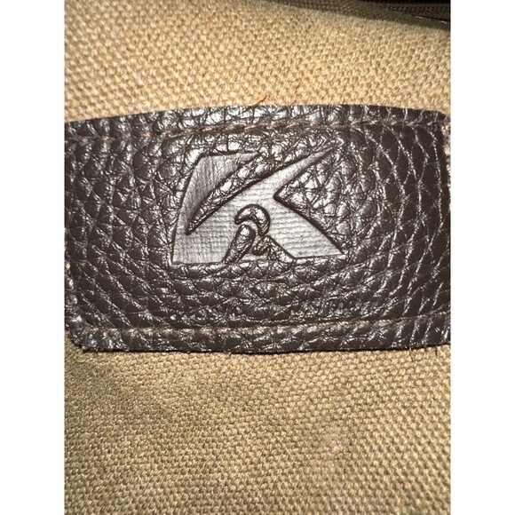 Retro Leather Military Canvas Messenger Bag Shoulder Bags Crossbody Bag - Picture 4 of 10